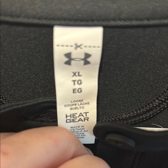 Under Armour Black Casual Button Down Shirt - Picture 2 of 4